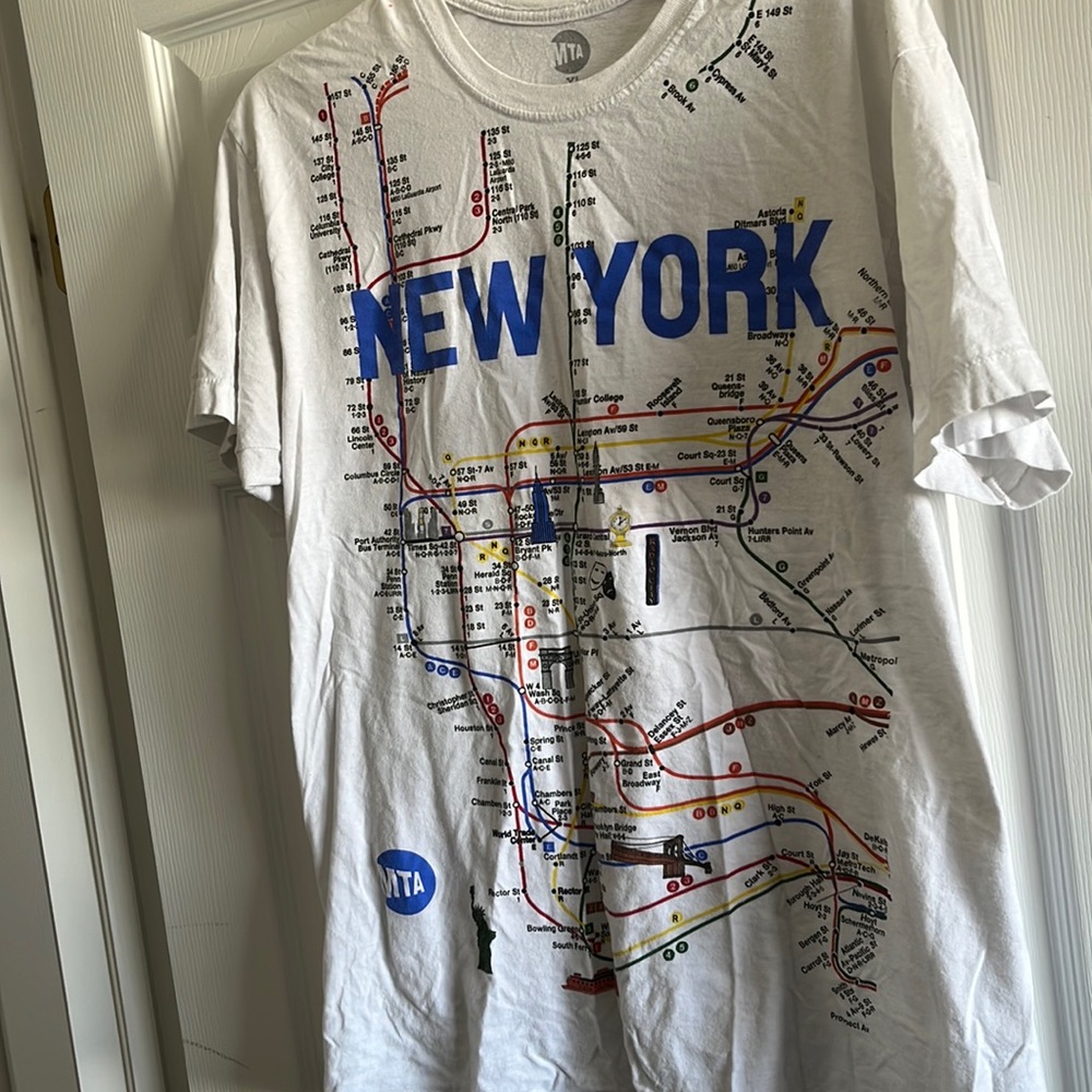 NYC subway shirt